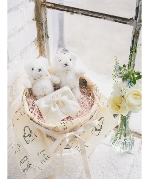 Maison de FLEUR（メゾンドフルール）の「グルームベアチャーム（キーホルダー・レディース・ホワイト・FREE）」の8枚目の写真