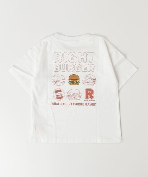Tickle（ティックル）の「‘FAST FOODS’イラストロゴＴシャツ（Tシャツ/カットソー・キッズ・ブラック/ホワイト/パープル・90/100/110/120/130/140）」の9枚目の写真