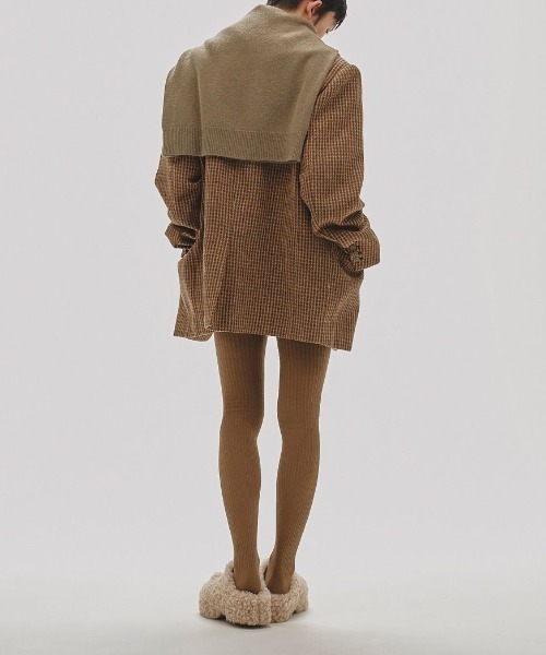 トゥデイフル　100パーセントウールジャケット TODAYFUL トゥデイフル 2025prefall アウター Wool100% Check