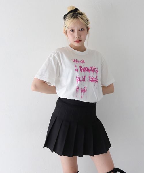 UNIT CHEST(ユニットチェスト)の「【UNIT CHEST】unique unisex T-shirt DRIP INK Tシャツ(Tシャツ/カットソー・メンズ・ホワイト系その他/ホワイト系その他2・L/M/S)」の21枚目の写真