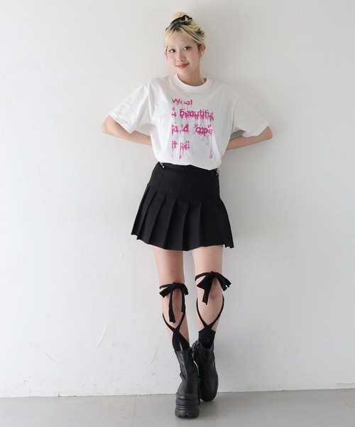 UNIT CHEST(ユニットチェスト)の「【UNIT CHEST】unique unisex T-shirt DRIP INK Tシャツ(Tシャツ/カットソー・メンズ・ホワイト系その他/ホワイト系その他2・L/M/S)」の19枚目の写真