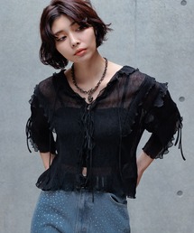 PAGEBOY | リボンフリルブラウス(シャツ/ブラウス)