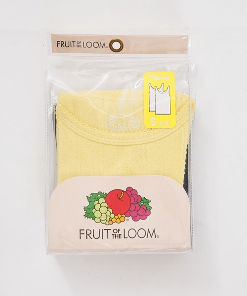 FRUIT OF THE LOOM(フルーツオブザルーム)の「【FRUIT OF THE LOOM】2Pセット / キャミソール / タンクトップ / アイレット / インナー(キャミソール・レディース・イエロー系その他/オレンジ系その他/イエロー系その他2/オレンジ系その他2/グリーン系その他/グリーン系その他2・S/M/L)」の7枚目の写真