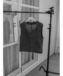 Katrin TOKYO（カトリーントーキョー）の「chemical wash denim vest（ベスト）」