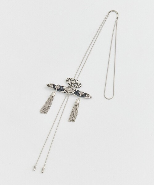 【TOGA】Leather belt fringe loop tie METAL FRINGE LOOP TIE – TOGA ONLINE STORE