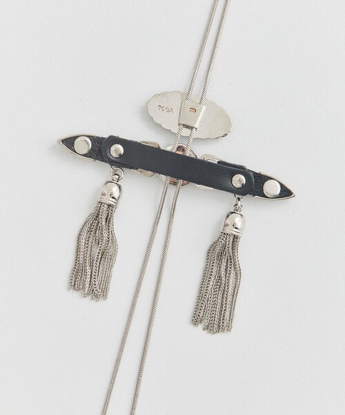 【TOGA】Leather belt fringe loop tie TOGA（トーガ）の「【TOGA TOO/トーガトゥ】Leather belt fringe
