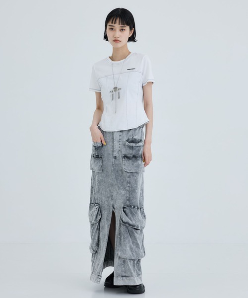 TOGA（トーガ）の「【TOGA TOO/トーガトゥ】Leather belt fringe