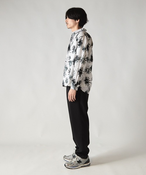 UNION STATION（ユニオンステーション）の「extra quality skinny fit flower shirt /エクストラクオリティ スキニーフィット フラワープリント シャツ（シャツ/ブラウス・メンズ・ホワイト系その他/ブルー系その他・L/M/LL）」の14枚目の写真