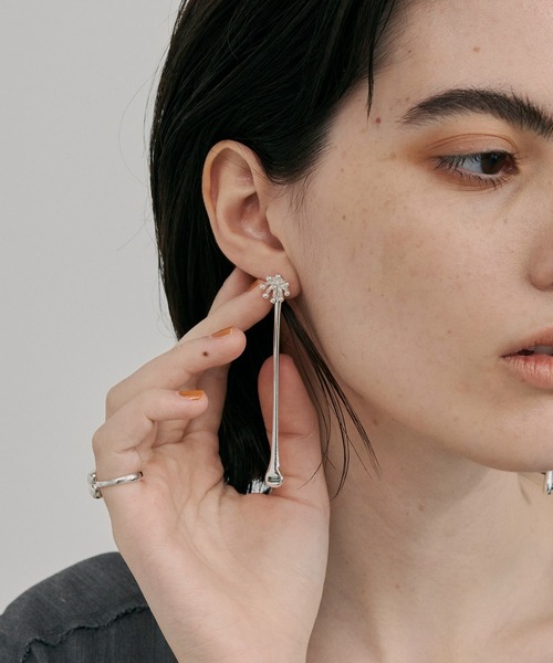 【セール】【金属アレルギー対応】Clematis 2way Pierce/2wayロングピアス（ピアス（両耳用））｜loni（ロニ）