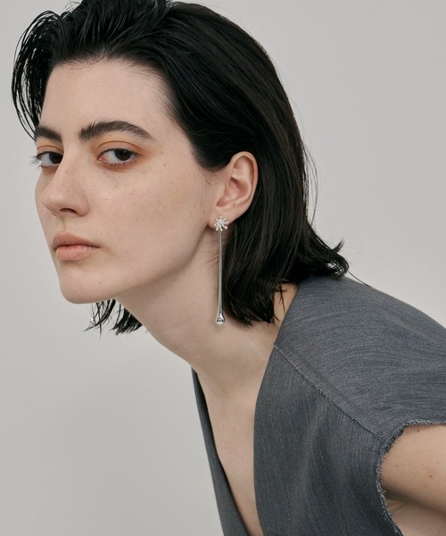 【セール】【金属アレルギー対応】Clematis 2way Pierce/2wayロングピアス（ピアス（両耳用））｜loni（ロニ）