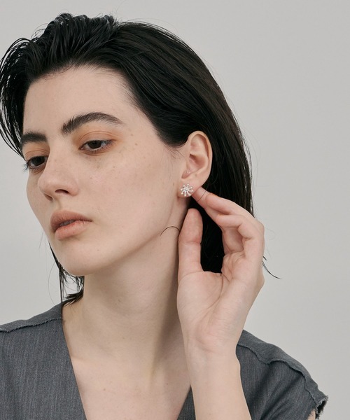 【セール】【金属アレルギー対応】Clematis 2way Pierce/2wayロングピアス（ピアス（両耳用））｜loni（ロニ）