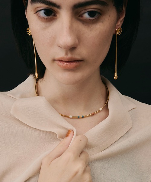 【セール】【金属アレルギー対応】Clematis 2way Pierce/2wayロングピアス（ピアス（両耳用））｜loni（ロニ）