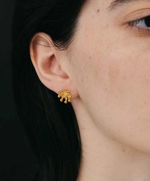 【セール】【金属アレルギー対応】Clematis 2way Pierce/2wayロングピアス（ピアス（両耳用））｜loni（ロニ）