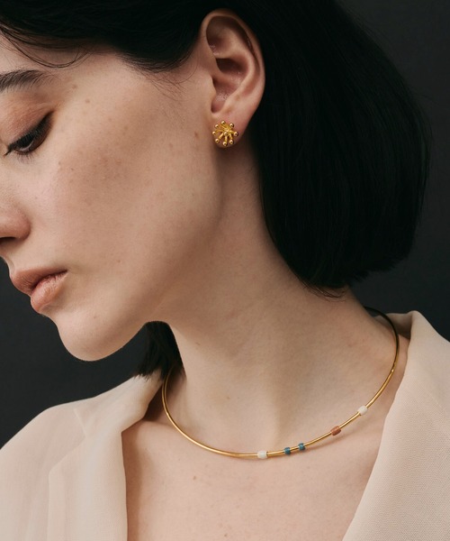 【セール】【金属アレルギー対応】Clematis 2way Pierce/2wayロングピアス（ピアス（両耳用））｜loni（ロニ）