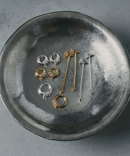 【セール】【金属アレルギー対応】Clematis 2way Pierce/2wayロングピアス（ピアス（両耳用））｜loni（ロニ）