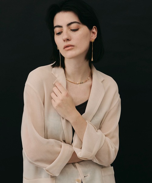 【セール】【金属アレルギー対応】Clematis 2way Pierce/2wayロングピアス（ピアス（両耳用））｜loni（ロニ）