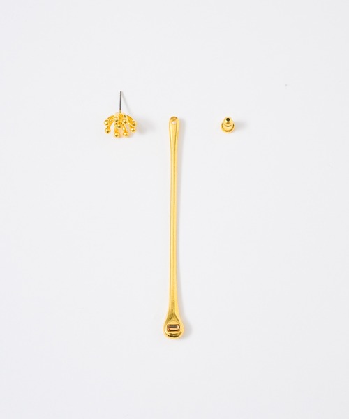 【セール】【金属アレルギー対応】Clematis 2way Pierce/2wayロングピアス（ピアス（両耳用））｜loni（ロニ）