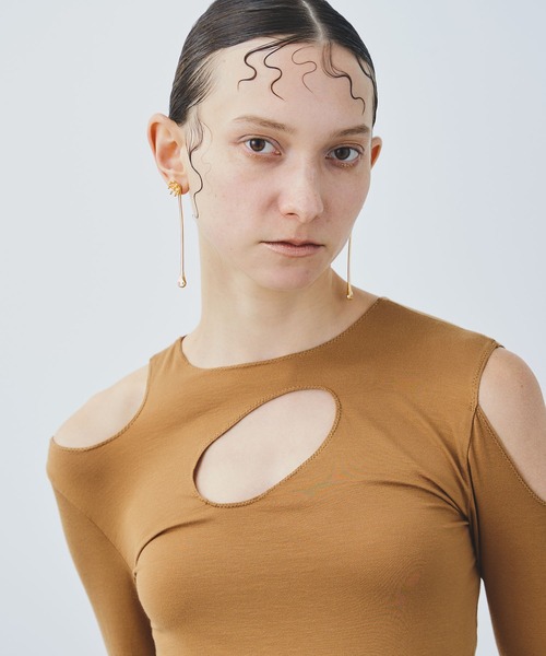 【セール】【金属アレルギー対応】Clematis 2way Pierce/2wayロングピアス（ピアス（両耳用））｜loni（ロニ）