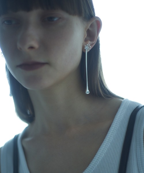 【セール】【金属アレルギー対応】Clematis 2way Pierce/2wayロングピアス（ピアス（両耳用））｜loni（ロニ）