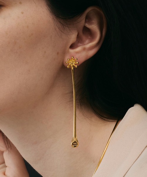 【セール】【金属アレルギー対応】Clematis 2way Pierce/2wayロングピアス（ピアス（両耳用））｜loni（ロニ）