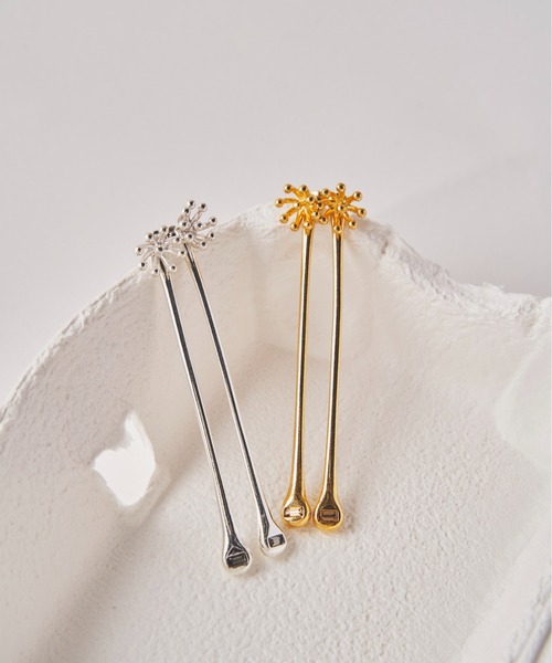 【セール】【金属アレルギー対応】Clematis 2way Pierce/2wayロングピアス（ピアス（両耳用））｜loni（ロニ）