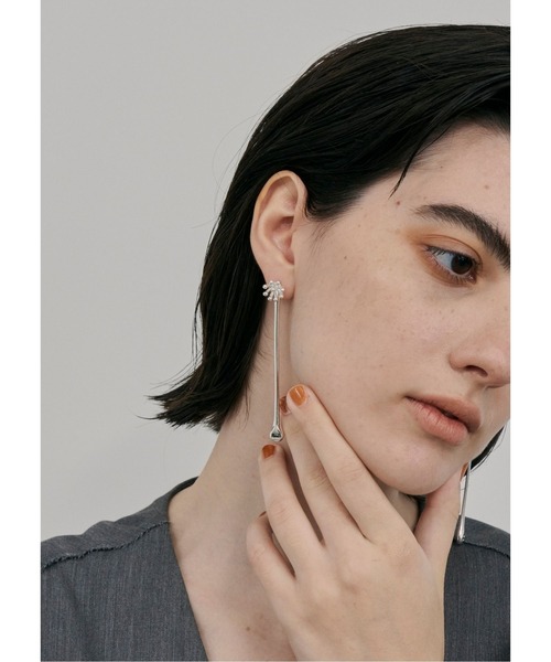 【セール】【金属アレルギー対応】Clematis 2way Pierce/2wayロングピアス（ピアス（両耳用））｜loni（ロニ）