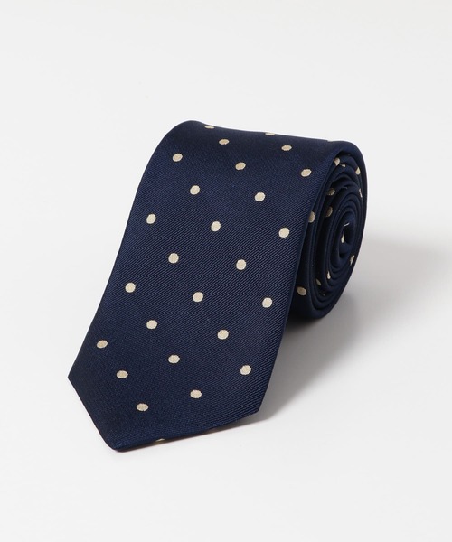 URBAN RESEARCH DOORS(アーバンリサーチドアーズ)の「LIFE STYLE TAILOR 24AW国内タイドット1(ネクタイ・メンズ・ネイビー/ブラウン/グリーン・-)」の1枚目の写真