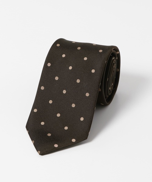 URBAN RESEARCH DOORS(アーバンリサーチドアーズ)の「LIFE STYLE TAILOR 24AW国内タイドット1(ネクタイ・メンズ・ネイビー/ブラウン/グリーン・-)」の5枚目の写真
