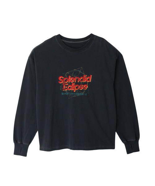 Ada.(エイダ)の「フェスデザイン ヴィンテージライク 長袖 Tシャツ(Tシャツ/カットソー・レディース・アイボリー/オートミール/チャコール・FREE)」の9枚目の写真