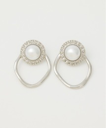 rienda | 2WAYビッグフェイクパールピアス(ピアス(両耳用))