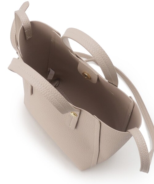 index（インデックス）の「◆フェイクレザーミニショルダーバッグ（ショルダーバッグ・レディース・ブラック/オフホワイト/グレー/チャコールグレー/ベージュ・00）」の12枚目の写真