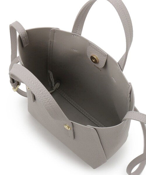 index（インデックス）の「◆フェイクレザーミニショルダーバッグ（ショルダーバッグ・レディース・ブラック/オフホワイト/グレー/チャコールグレー/ベージュ・00）」の14枚目の写真