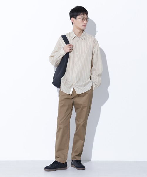 Apo(s)ture(アポスチャー)の「KYLE-001/サテンストレッチスリムパンツ(その他パンツ・メンズ・ブラック/ベージュ/モカ/ネイビー・XS/S/M/L/XL)」の8枚目の写真