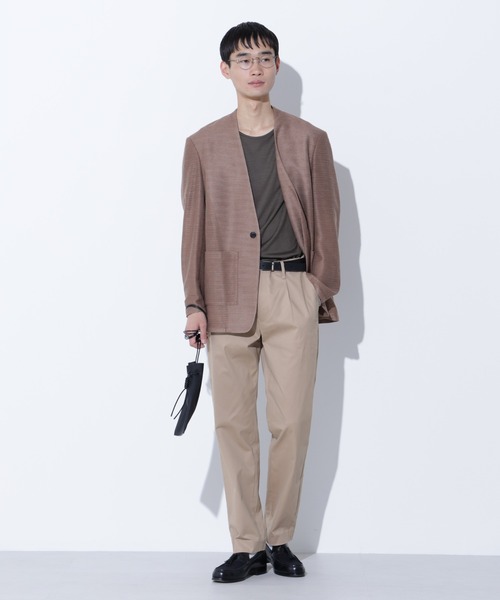 Apo(s)ture(アポスチャー)の「KYLE-001/サテンストレッチスリムパンツ(その他パンツ・メンズ・ブラック/ベージュ/モカ/ネイビー・XS/S/M/L/XL)」の13枚目の写真