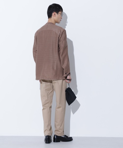 Apo(s)ture(アポスチャー)の「KYLE-001/サテンストレッチスリムパンツ(その他パンツ・メンズ・ブラック/ベージュ/モカ/ネイビー・XS/S/M/L/XL)」の18枚目の写真