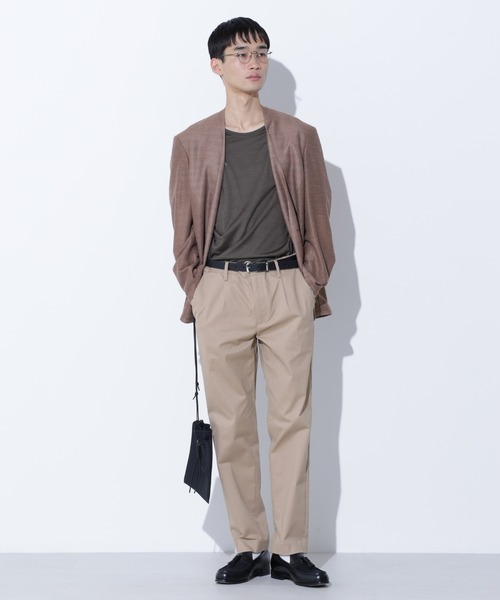 Apo(s)ture(アポスチャー)の「KYLE-001/サテンストレッチスリムパンツ(その他パンツ・メンズ・ブラック/ベージュ/モカ/ネイビー・XS/S/M/L/XL)」の14枚目の写真