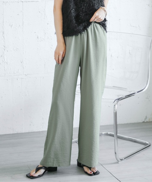 エラスティックパンツ/ベージュ/38 PRE ORDER】RESTOCK ITEM AND MORE！｜AP STUDIO（エーピー