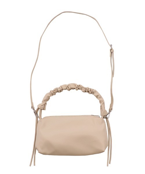 select MOCA（セレクトモカ）の「2WAYギャザーハンドルバッグ（ハンドバッグ・レディース・ベージュ/ブラック・FREE）」の19枚目の写真