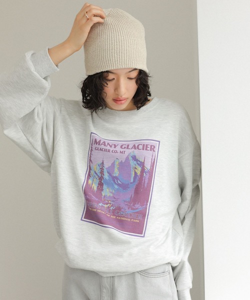 LEPSIM(レプシィム)の「ラメ混ニットビーニー 131049(ニットキャップ/ビーニー・レディース・チャコールグレー/ブルー/アイボリー/ブラック・ONE SIZE)」の6枚目の写真