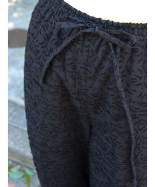 Ungrid（アングリッド）の「ジャカードラフパンツ（その他パンツ・レディース・ブラック/グリーン/オフホワイト・FREE）」の14枚目の写真