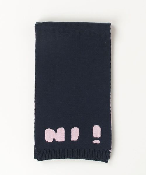 MARNI(マルニ)の「MARNI(マルニ)Kids & Junior ウールブレンドブランドロゴマフラー(マフラー・キッズ・グリーン/レッド/ネイビー・Ⅰ/Ⅱ)」の10枚目の写真