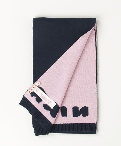 MARNI(マルニ)の「MARNI(マルニ)Kids & Junior ウールブレンドブランドロゴマフラー(マフラー・キッズ・グリーン/レッド/ネイビー・Ⅰ/Ⅱ)」の11枚目の写真