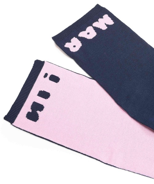 MARNI(マルニ)の「MARNI(マルニ)Kids & Junior ウールブレンドブランドロゴマフラー(マフラー・キッズ・グリーン/レッド/ネイビー・Ⅰ/Ⅱ)」の7枚目の写真