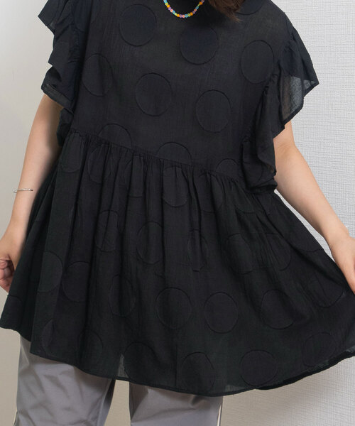 セール】＜madeinINDIA＞サークルカットドビーシャツ（シャツ