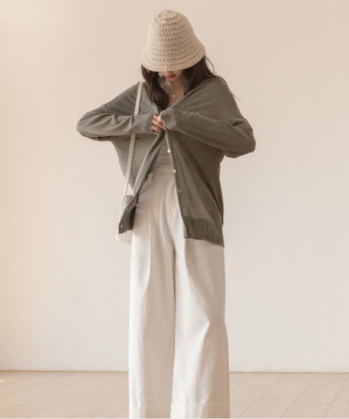 B'day（ビーデイ）の「【 B'day / ビーデー 】【冷房・ 紫外線・日焼け対策】バルーンスリーブシアーカーディガン（カーディガン/ボレロ・レディース・ブラック/グレー・FREE）」の6枚目の写真