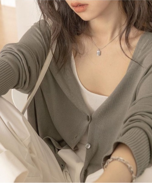 B'day（ビーデイ）の「【 B'day / ビーデー 】【冷房・ 紫外線・日焼け対策】バルーンスリーブシアーカーディガン（カーディガン/ボレロ・レディース・ブラック/グレー・FREE）」の20枚目の写真
