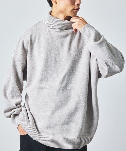 FREAK'S STORE(フリークスストア)の「限定展開 リラックスフィット イージーケア ウォッシャブル タートルネックニット(ニット/セーター・メンズ・レッド/グレー/ネイビー/ダークブラウン/ブラック・SMALL/MEDIUM/LARGE)」の11枚目の写真