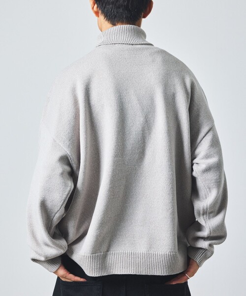 FREAK'S STORE(フリークスストア)の「限定展開 リラックスフィット イージーケア ウォッシャブル タートルネックニット(ニット/セーター・メンズ・レッド/グレー/ネイビー/ダークブラウン/ブラック・SMALL/MEDIUM/LARGE)」の10枚目の写真