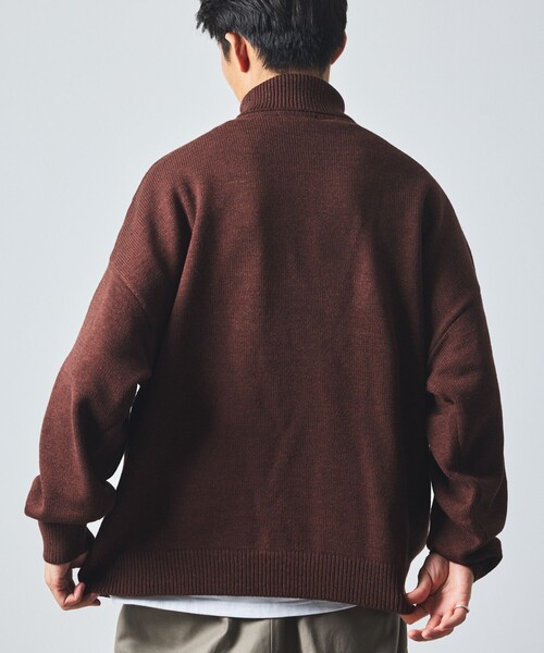 FREAK'S STORE(フリークスストア)の「限定展開 リラックスフィット イージーケア ウォッシャブル タートルネックニット(ニット/セーター・メンズ・レッド/グレー/ネイビー/ダークブラウン/ブラック・SMALL/MEDIUM/LARGE)」の8枚目の写真