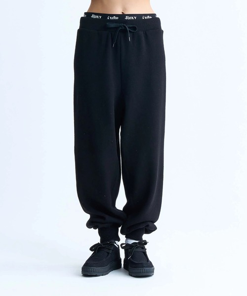 ROXY(ロキシー)の「ROXY FOXIE/ロキシースウェットパンツ ニットパンツ(スウェットパンツ・レディース・ブラック/グレー・MEDIUM/LARGE)」の3枚目の写真
